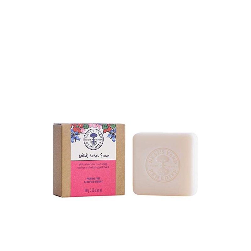 NEAL'S YARD REMEDIES Wild Rose Soap, 3.5 oz (100 g)