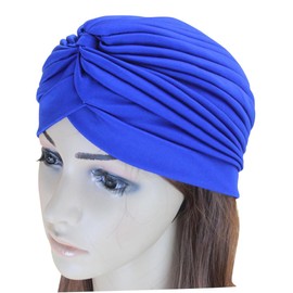 Sosoport Elastic Cotton Turban Hat Baotou Turtleneck for Women Warm Cool Summer