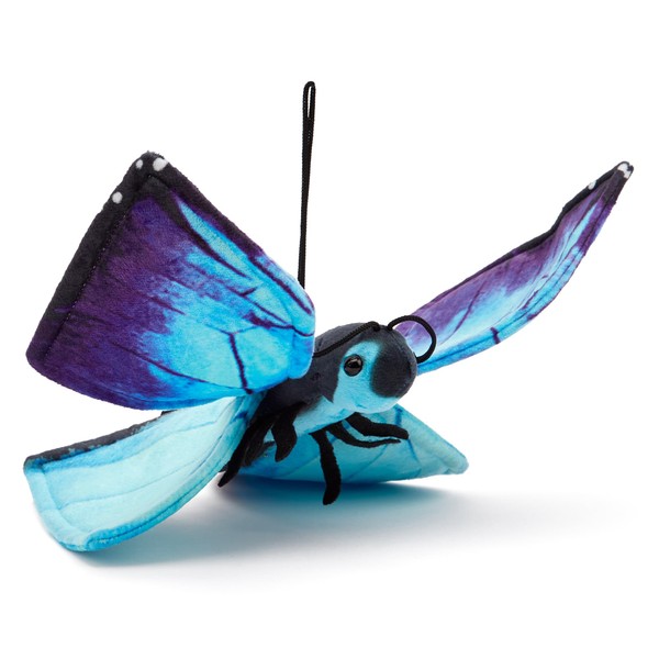 Zappi Co 100% Recycled Plush Blue Morpho Butterfly Toy (28.5cm