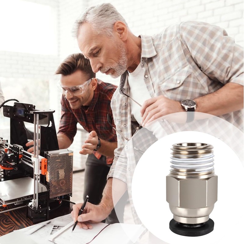 Dilightnews Pc4-M10, Pc4-M10 Pneumatic Connector, Ptfe Tube Quick Push Fitting,