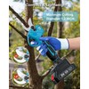 POANES 21V Cordless Electric Pruning Shears, Adjustable Cutting Diameter 0.8-1.2