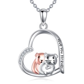 DAYLINLOVE Cross Gift 925 Sterling Silver Music Notes Flowers Cross Necklace Cross Jewellery Gift for Women Mothers Girls, Sterling Silver, Cubic Zirconia