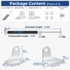Gas Struts 15 inch 22.5lb with Brackets (2 Pack) -