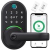 Smart Door Handle Lock with Keypad: Yamiry Fingerprint Smart Knob