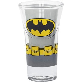 Half Moon Bay JUSTICE LEAGUE OF AMERICA X4 SHOT GLASSE