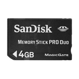 SanDisk MemoryStick Pro Duo 4GB SDMSPD-4096-J95