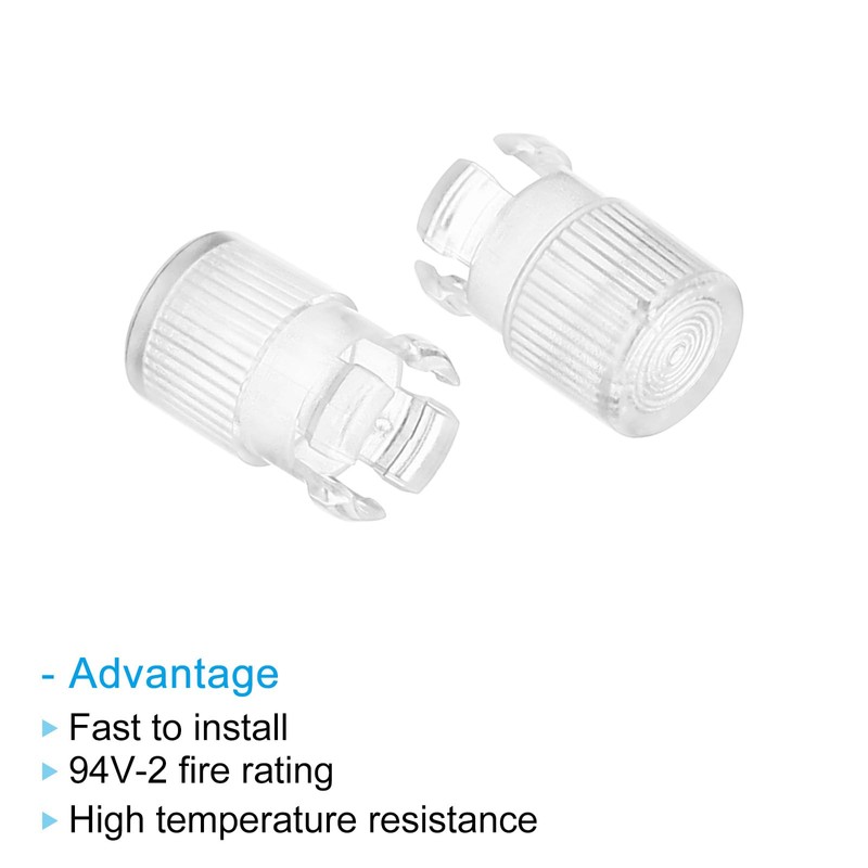 PATIKIL Pack of 20 5 mm LED Lamp Holder Light