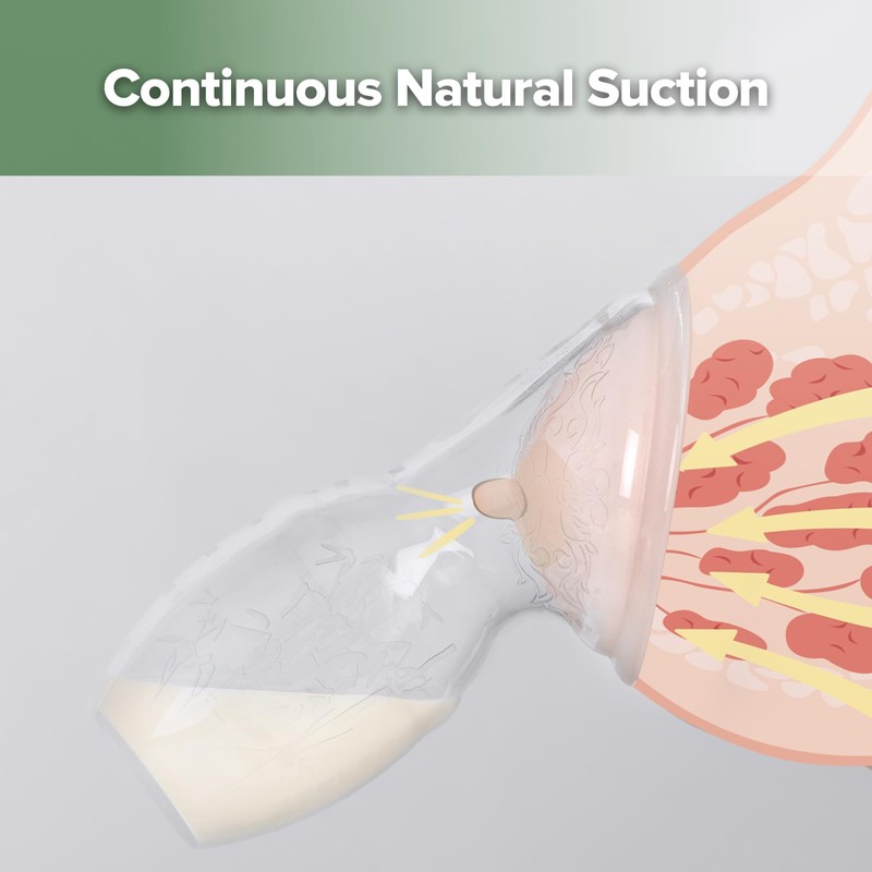 haakaa 100 ml Silicone Breast Pump with Lid, Transparent Manual