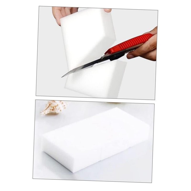 ORFOFE 50Pcs Kitchen Cleaning Sponge Pads Durable High Density Scrub