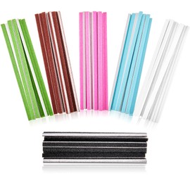 Sanding Twigs Cushioned Abrasive Sanding Sticks for Models Woodworking Hobby Arts Crafts, Mixed Grits 80 100 120 180 240 320(60 Pieces)