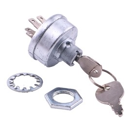 Demfec Ignition Switch Compatible with Exmark Lazer Z, Lazer Z XP for Toro Z 500, Z Master with 60" and 72" Deck, 3 Positions, 6 Terminals, Replaces 103-0206, 104-2541, 109-4736, 88-9830, 5208003