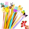 20 Stück Lustige Gelschreiber Set, Cartoon Tiere Gelstifte Set, 0.5mm Schwarz Gel Stifte, Coole Stifte, Shake Kugelschreiber, Kawaii Tierstifte für Mitgebsel Kindergeburtstag 5 6 7 8 9 10 Jahre