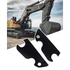 SPIRRELAB Excavator Quick Attach Bucket Ears Attachment Fit for Kubota