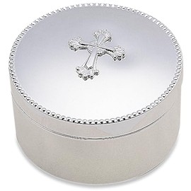 Reed And Barton 4700 Abbey Cross Silverplate Keepsake Box