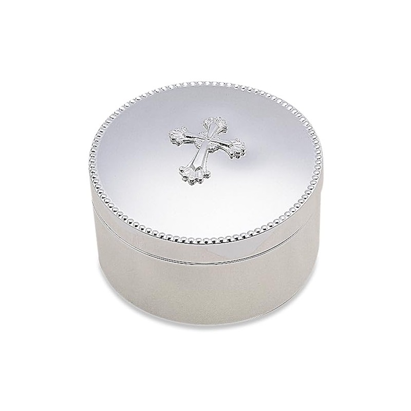 Reed And Barton 4700 Abbey Cross Silverplate Keepsake Box