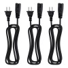 Importeek 15pz Cable Corriente Alimentacion Dos Polos Cargador Laptop