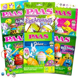 Paas Easter Egg Decorating Kit Variety Pack -- 6 Deluxe Egg Coloring Kits with Tools and Dye Tablets, No Duplicates (Easter Egg Decorating Supplies).