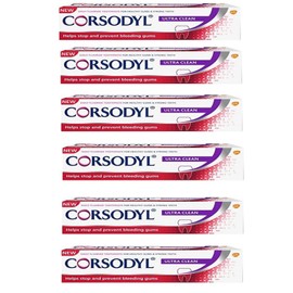 Corsodyl Ultra Clean Toothpaste 75 ml (Pack of 6)
