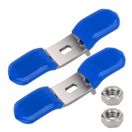 EAORBD 905-450 Stainless Steel Ball Valve Handle for Febco 1/2" - 3/4" Valves, Valve Handle Replacement 905449 905449S 905-449S Ss Bv, Blue - 2 Pack