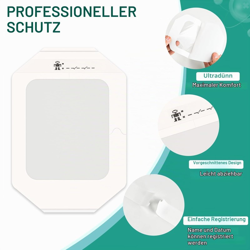 Film Dressings 10 cm x 12 cm Transparent Pack of