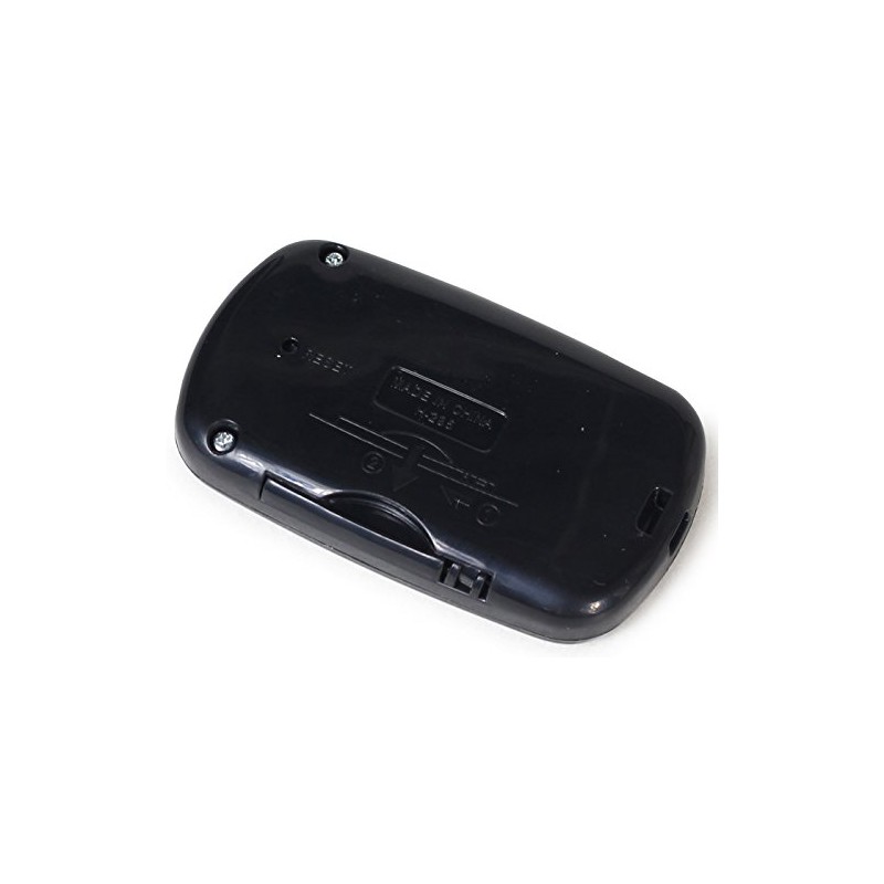 dretec H-235BK Pedometer, Large Screen, Calories Burned, Exercise Display, 3D