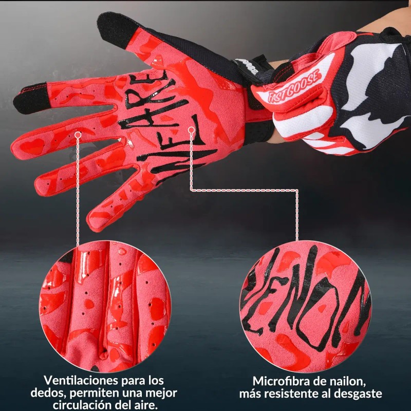 1par Guantes De Bicicleta Montaña Ciclismo Guante Hombre