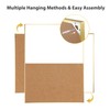 ARCOBIS Cork Board White Board Combo, 24 x 18 Inch
