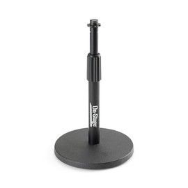 OnStage - Soporte ajustable para micrófono de escritorio On-Stage DS7200B, negro