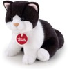 Trudi 21040 - Black and white Brad kitten