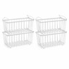 4 Pack Stackable Chest Freezer Organizer Baskets – Metal Wire