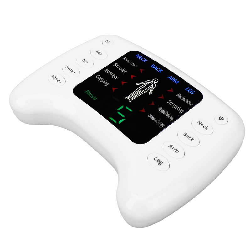 Electronic Pulse Massager Adjustable 15 Gears 8 Modes Timer Dual