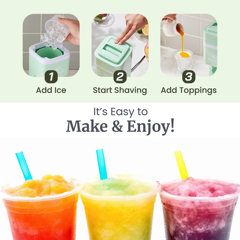 Elite Gourmet Snow Cone & Shaved Ice Maker, ESI2215M, Refreshing