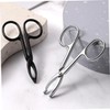 Baluue Stylish Eyebrow Tweezers 4pcs Set Curved Straight Scissors Precise