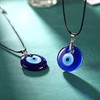 Blue Turkish Glass Evil Eye Lucky Necklace