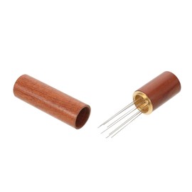 SEWACC Espresso Coffee Distribution Stirrer with Storage Holder Durable Resistant Kitchen Tool for Leveling Breaking Coffee Powder for Home Use