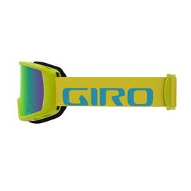 Giro Scan Snow Goggles, Black/Yellow Throwback Amber Scarlet, Medium Frame