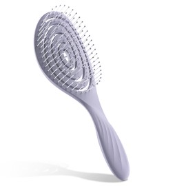 SHINLEA Hair Brush without Pulling, Scalp Massage Brush, Detangler Brush for Women, Men & Children, Detangling Brush Also for Curls and Long Hair (Purple)