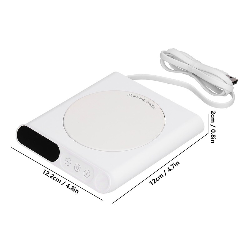 Beverage Warmer Mini USB Home Office Heating Coaster Electric Tray
