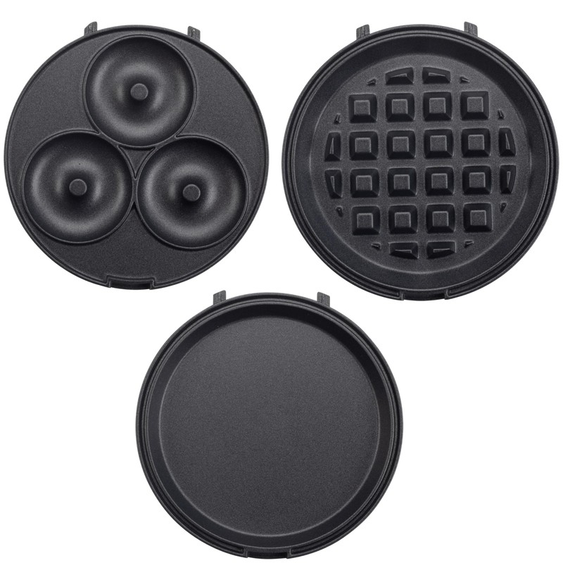 3 in 1 Mini Breakfast Maker- Make Mini Waffles Donuts