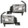 TRQ 2 Piece Headlight Assembly Set Driver & Passenger Side