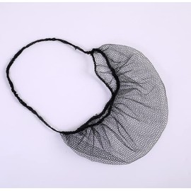 Losuya Pack of 50 Disposable Soft Nylon Beard Covers Honeycomb Beard Nets Black