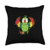 Parrot Animal Talking Throw Pillow