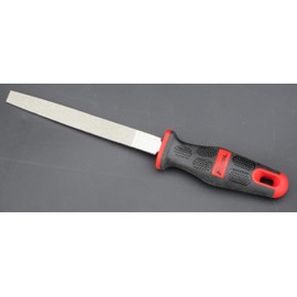 6-Inch Diamond Coated Flat File, Medium #150 Grit, for Glass, Tile, Ceramic and Stone, Granite, Marble, Concrete, Big Comfort Massage Handle Grip, Total Length 10.4-Inches, Glass Ceramic Tile File