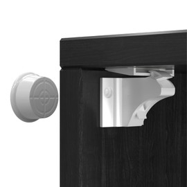 Dioxide Baby Safety Magnetic Cabinet Lock 10 Locks + 2 Keys Invisible Child Lock for Cupboard and Drawers No Drilling or Screws