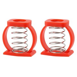 2 Pack Red C Buckle Springs, Folding Bike Hinge Clips Replacement