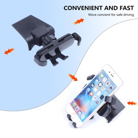 Bekantogy Car Cell Phone Mount Holder Compatible with Nissan Frontier 2022-2025 Center Consoles Multimedia Display Dash Left Side Vent Clip Cell Phone Car Cradles Kit (Style B)