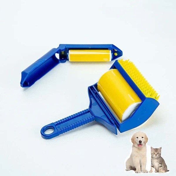 Dinghaole Stick it Roller Fusselrolle wiederverwendbar Tierhaarentferner tierhaare Geeignet für
