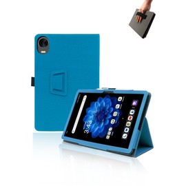 Case for ALLDOCUBE iPlay 60 Mini Pro Android 14 Tablet 8.4 Inches 2024 New,Leather Slim Folding Stand Cover with Hand Strap Magnet for Men Women Full Protection,Light Blue.