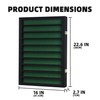DisplayGifts 80 Golf Ball Display Case Cabinet Wall Rack Holder