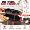 2-in-1 Microwave Egg Cooker & Grill Pan Set, Nonstick Microwave